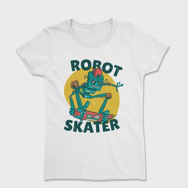 Tricou Femei, Robot Skater