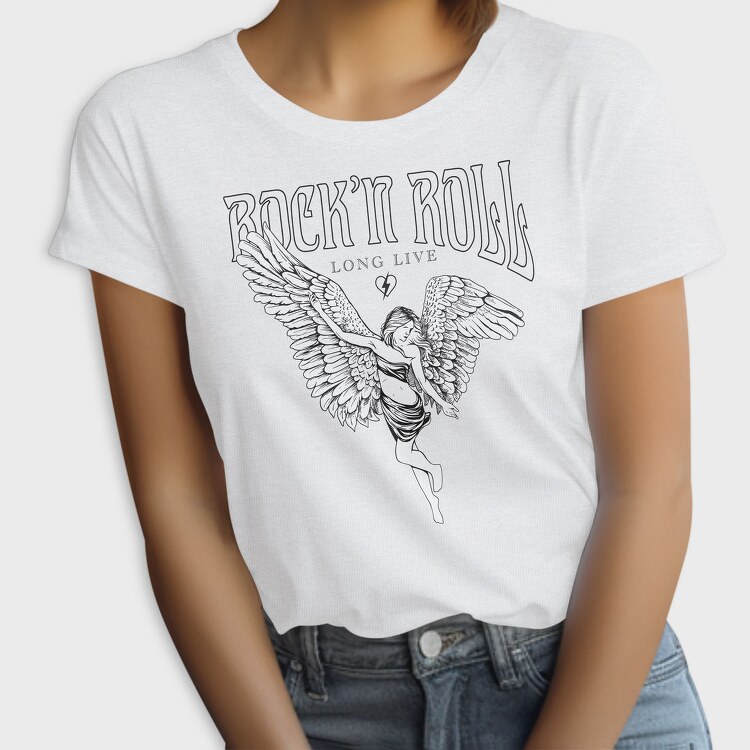 Rock N Roll Live Angel, Tricou Femei