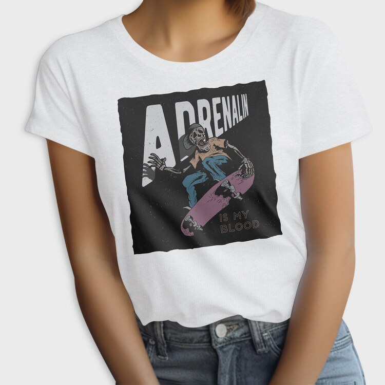 Adrenalinin Blood Skate, Tricou Femei