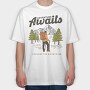 Adventure Awaits Hike, Tricou Oversize Barbati (Unisex)