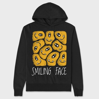 Smiling Face, Hanorac Oversize Barbati (Unisex)