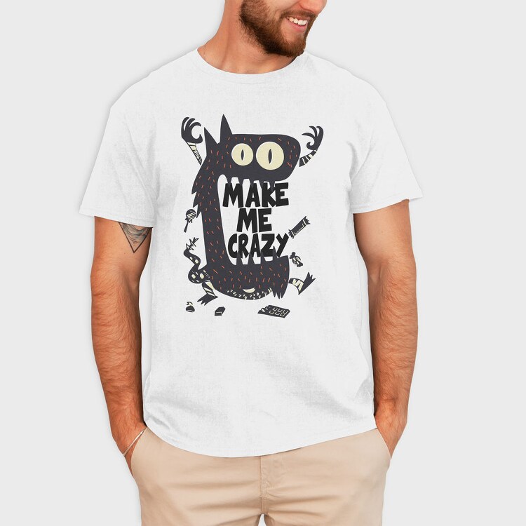 Crazy Cat Candy, Tricou Barbati (Unisex)