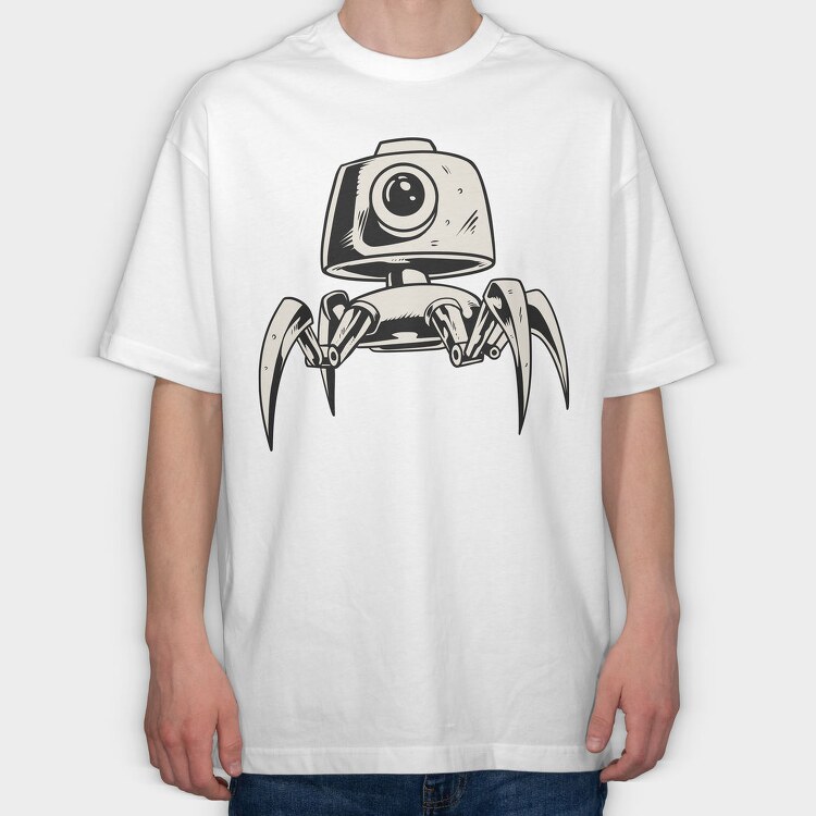 Spiderbot Claw, Tricou Oversize Barbati (Unisex)