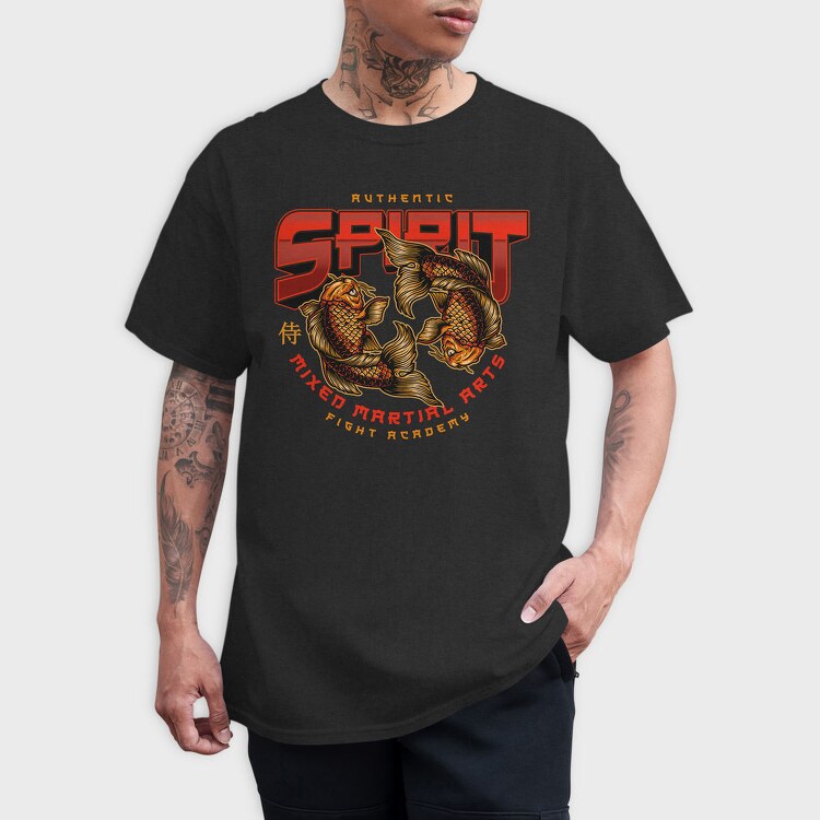 Spirit Koi Martial Arts, Tricou Barbati (Unisex)