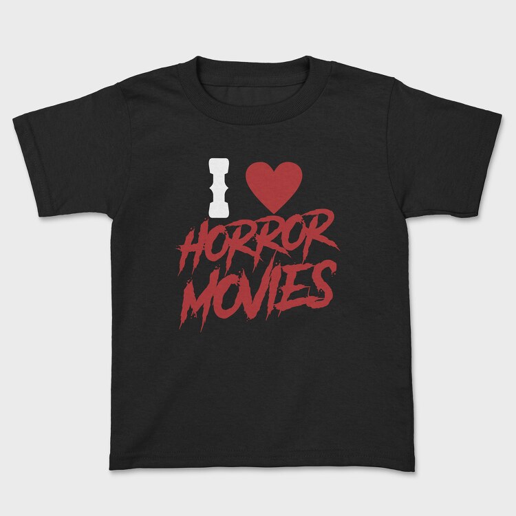 Tricou Copii, I Love Horror Movies