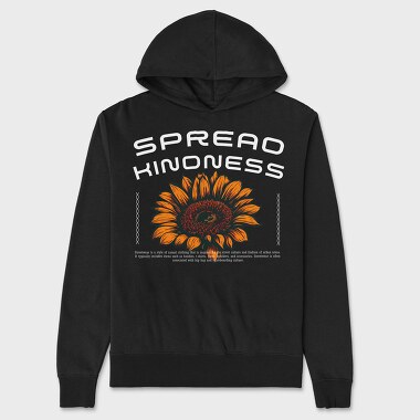 Spread Kindness, Hanorac Oversize Barbati (Unisex)