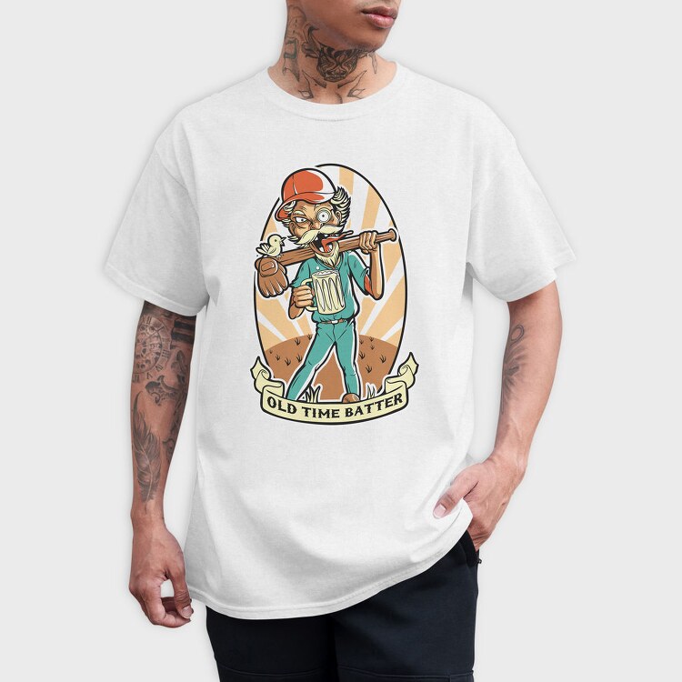 Old Time Batter, Tricou Barbati (Unisex)