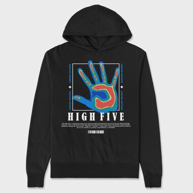 High Five, Hanorac Oversize Barbati (Unisex)