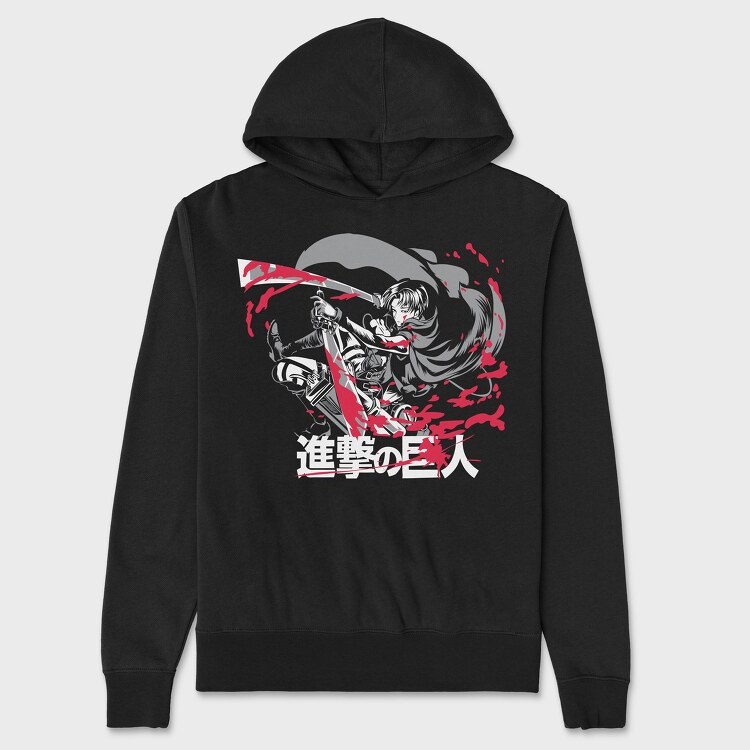 Attack on Titan 16, Hanorac Oversize Barbati (Unisex)