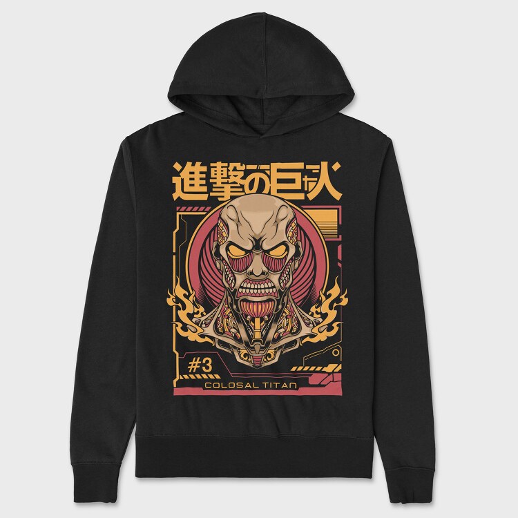 Attack on Titan 17, Hanorac Oversize Barbati (Unisex)