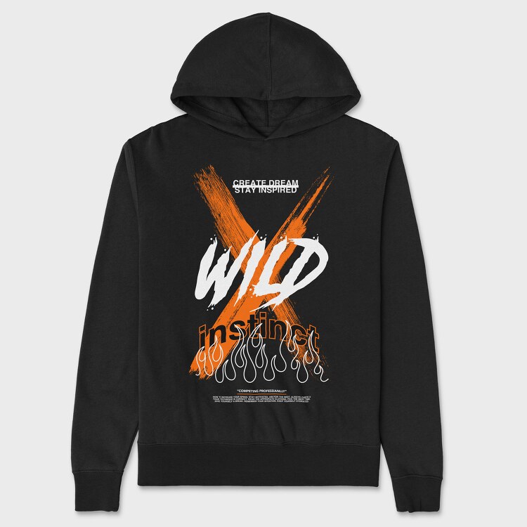 Wild Instinct, Hanorac Oversize Barbati (Unisex)