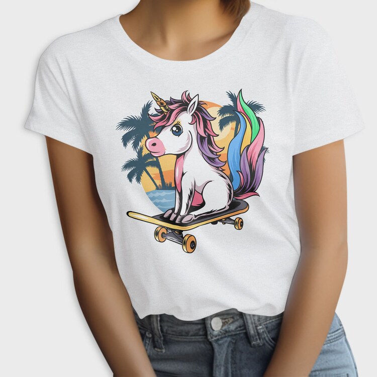 Unicorn Skate Palm, Tricou Femei