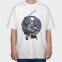 Samurai Knight, Tricou Oversize Barbati (Unisex)