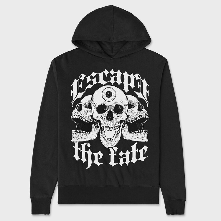 Escape the Fate Skulls, Hanorac Oversize Barbati (Unisex)