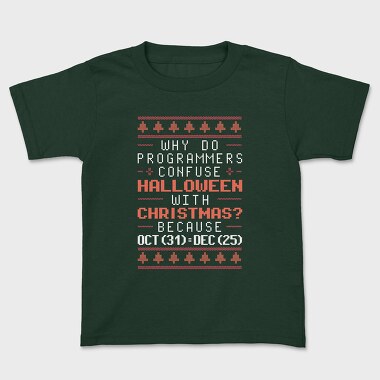 Tricou Copii, Programmer Halloween