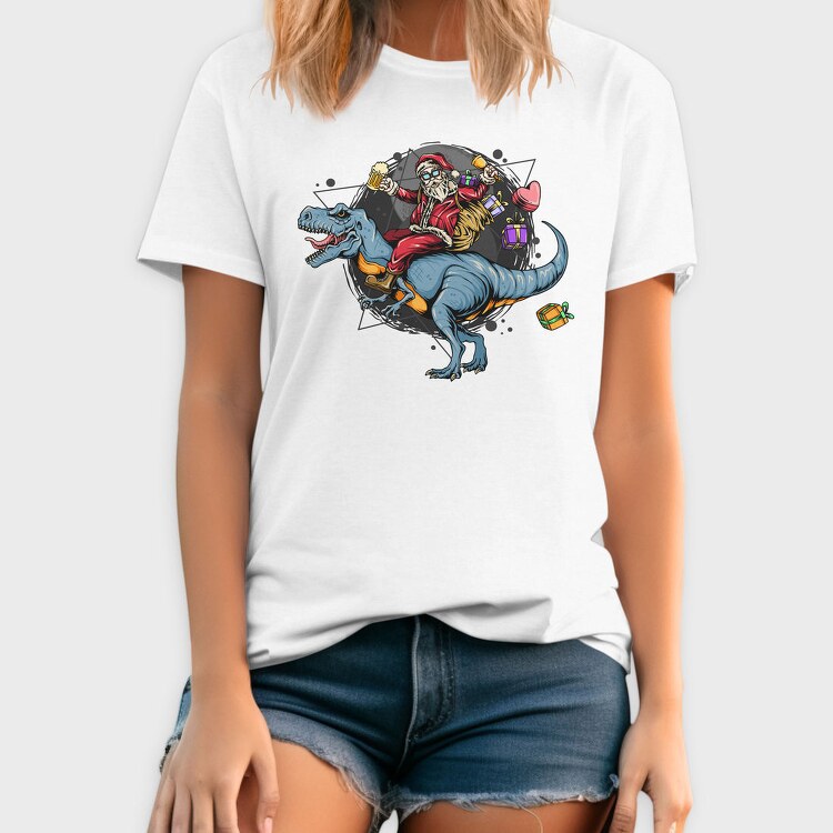 Santa Dino Fest, Tricou Barbati (Unisex)