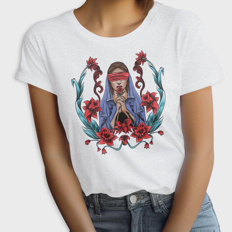 Blindfolded Beauty, Tricou Femei