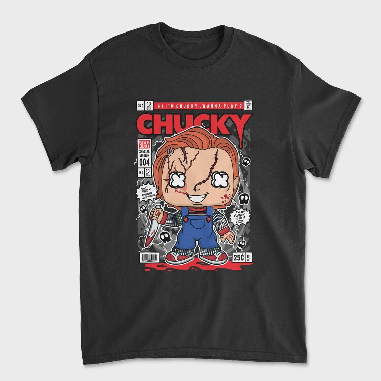 Chucky, Tricou Barbati (Unisex)