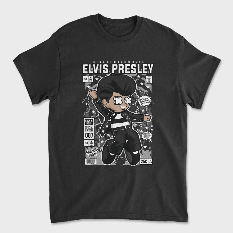 Elvis, Tricou Barbati (Unisex)