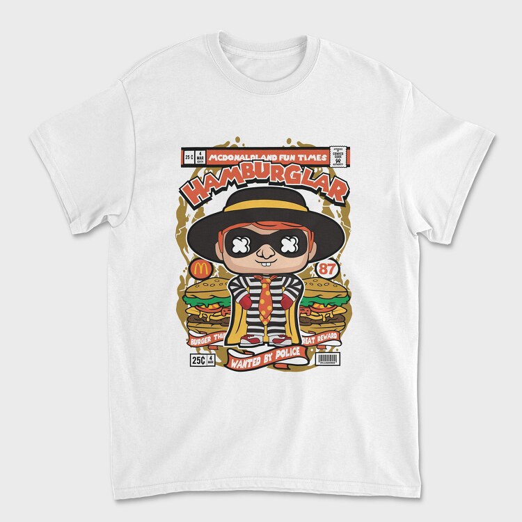 Hamburglar, Tricou Barbati (Unisex)