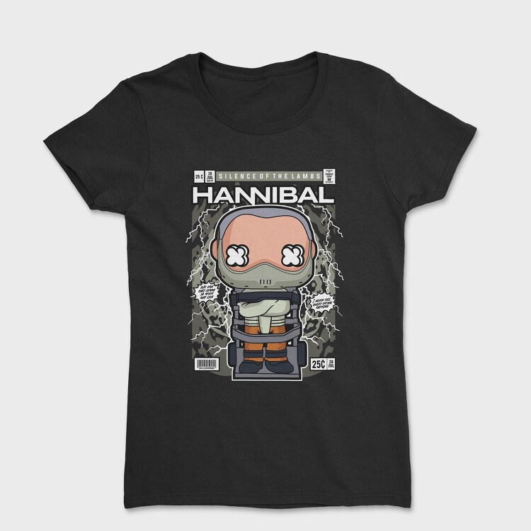 Hannibal Lector Silence Of The Lambs, Tricou Femei