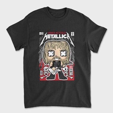 James Hetfield Metallica, Tricou Barbati (Unisex)