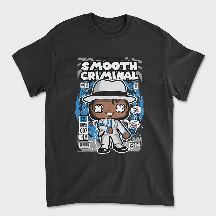 Michael Jackson Smooth Criminal, Tricou Barbati (Unisex)