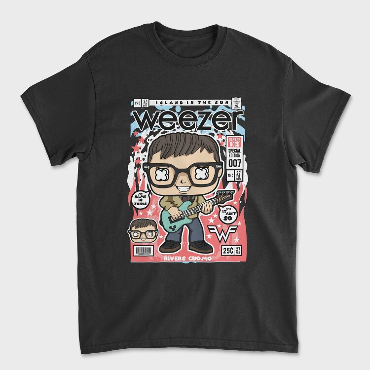 Rivers Cuomo Weezer, Tricou Barbati (Unisex)