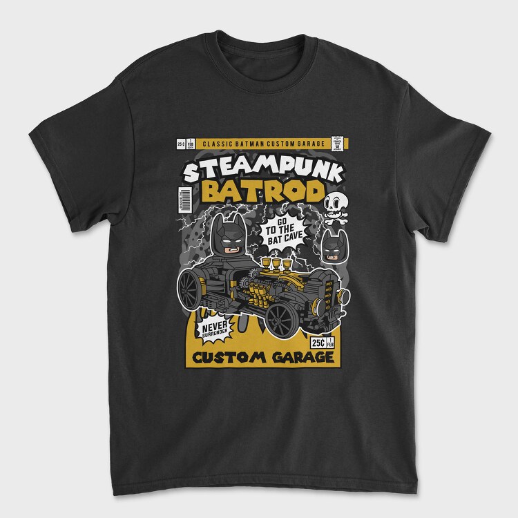 Steampunk Bat Rod, Tricou Barbati (Unisex)