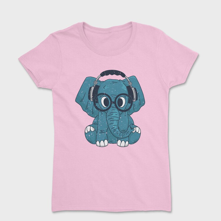 Elephant With Glasses, Tricou Femei