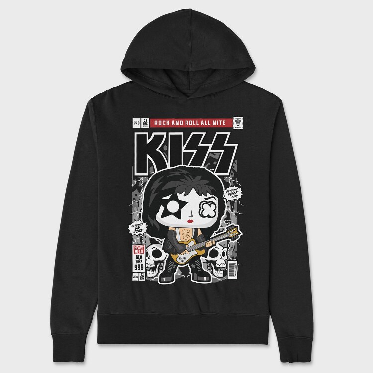 Kiss, Hanorac Oversize Barbati (Unisex)