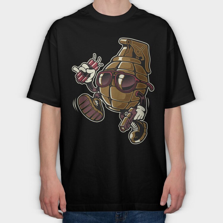 Bomb Squad Style, Tricou Oversize Barbati (Unisex)