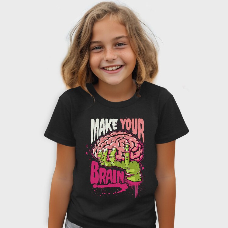 Zombie Brain Grab, Tricou Copii