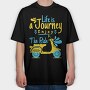 Scooter Journey Ride, Tricou Oversize Barbati (Unisex)