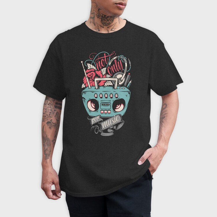 Boombox Boom Life, Tricou Barbati (Unisex)