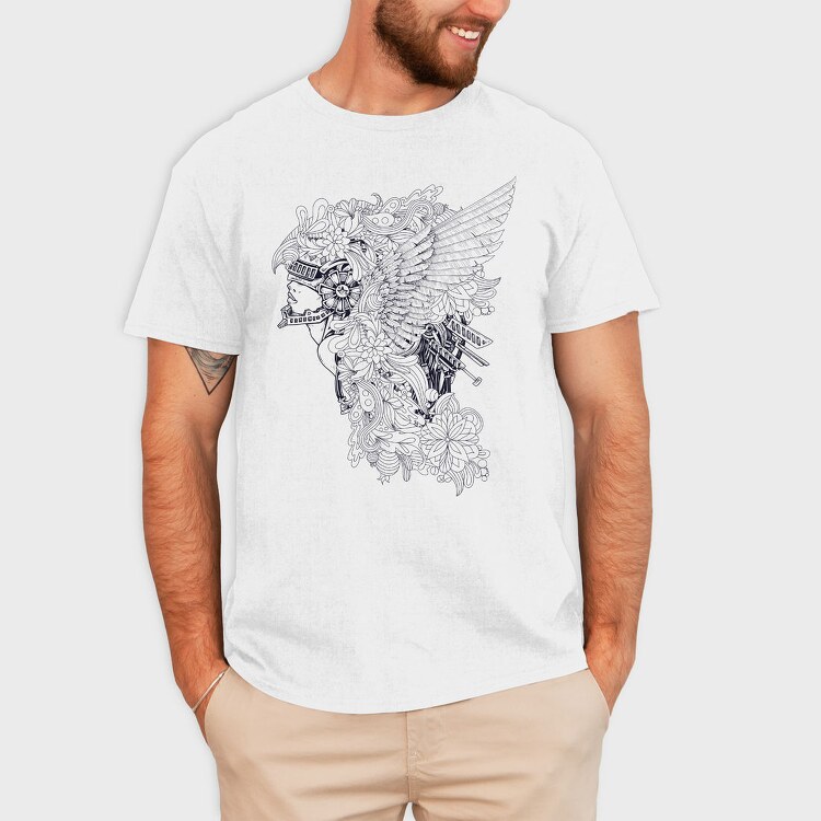Warrior Wings, Tricou Barbati (Unisex)