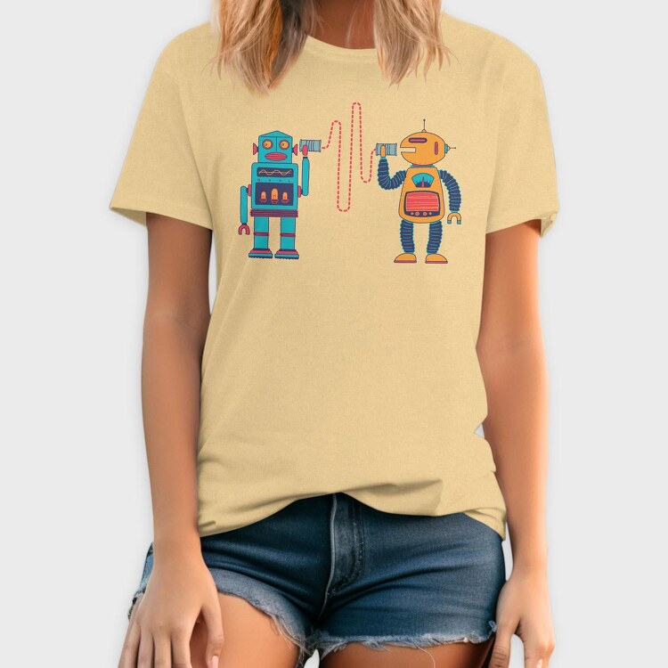 Robots Walkie Talkie, Tricou Barbati (Unisex)