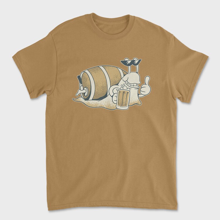 Snail Beer, Tricou Barbati (Unisex)