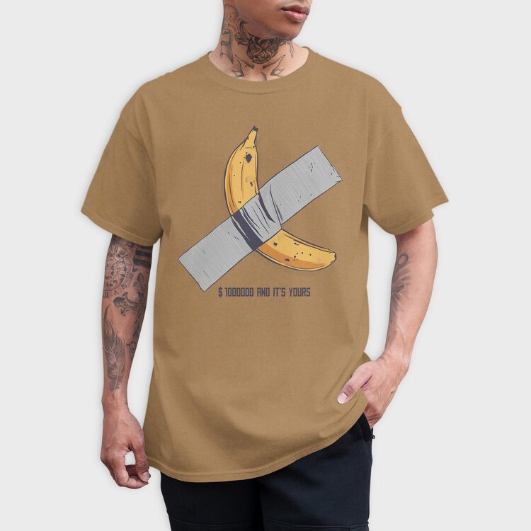 Banana Art, Tricou Barbati (Unisex)