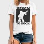 Born To Rock Guitar, Tricou Barbati (Unisex)