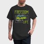Freedom Life Van, Tricou Barbati (Unisex)