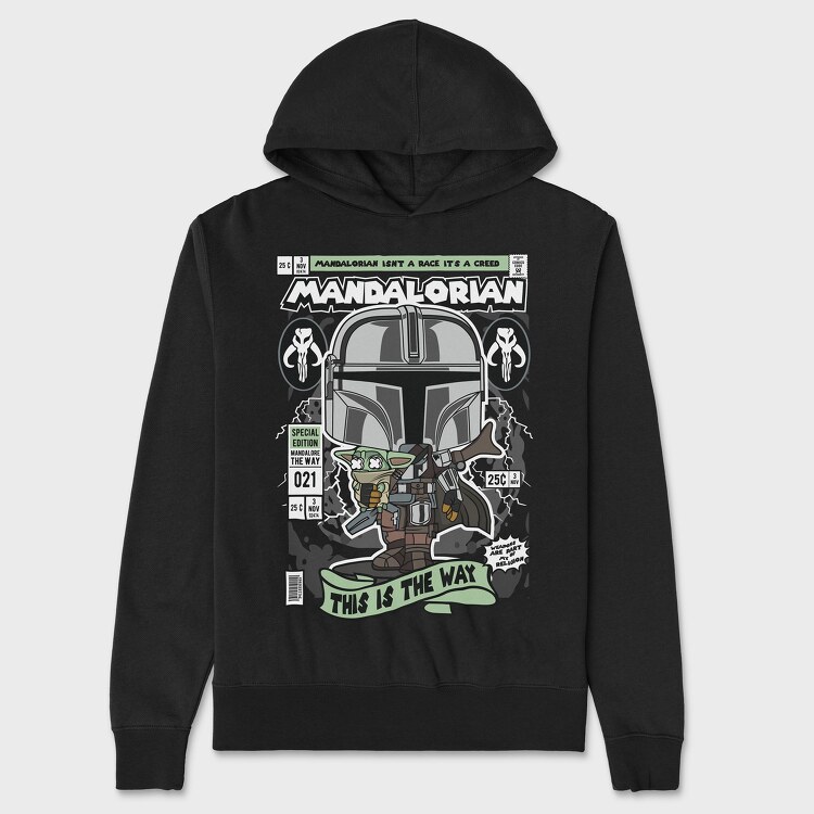 Mandalorian, Hanorac Oversize Barbati (Unisex)