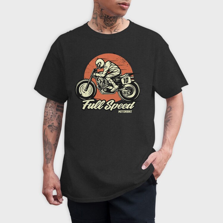 Full Speed Motorbike, Tricou Barbati (Unisex)