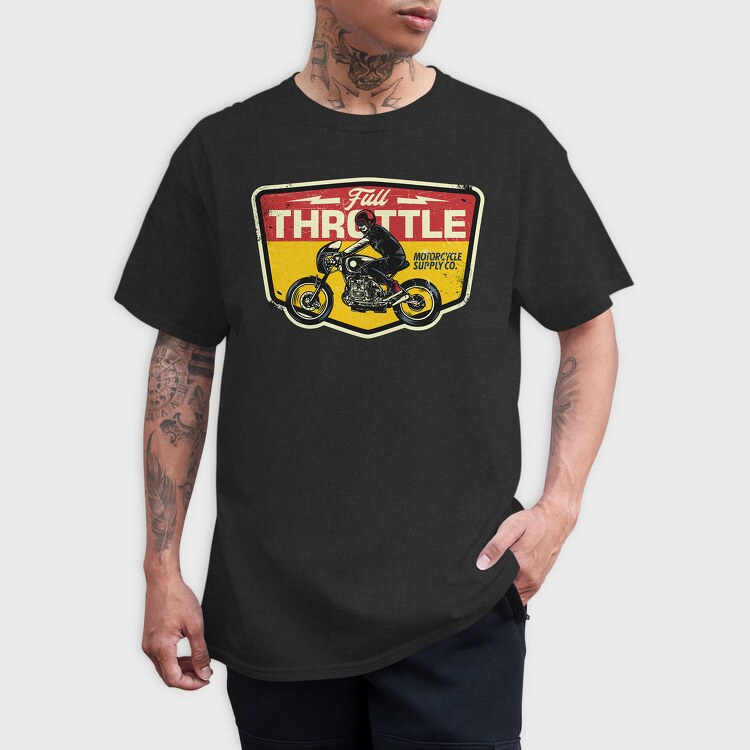 Full Throttle Supply, Tricou Barbati (Unisex)