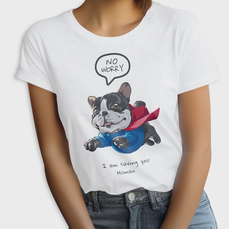Bulldog Superhero, Tricou Femei