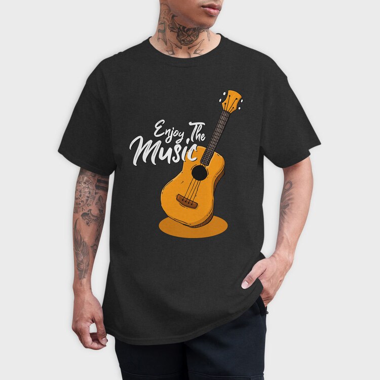 Guitar Music Joy, Tricou Barbati (Unisex)