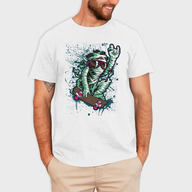 Skate Mummy, Tricou Barbati (Unisex)