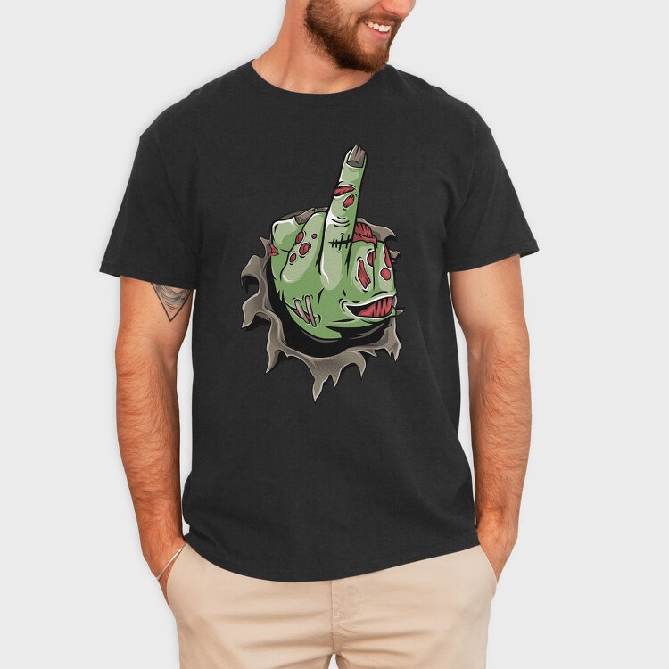 Zombie Claw Attack, Tricou Barbati (Unisex)