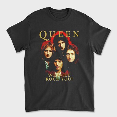 Queen, Tricou Barbati (Unisex)