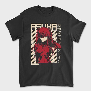 Asuka Unit 02, Tricou Barbati (Unisex)